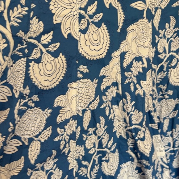 Umgee Blue and white  Floral Midi Dress- NWT - Picture 3 of 7